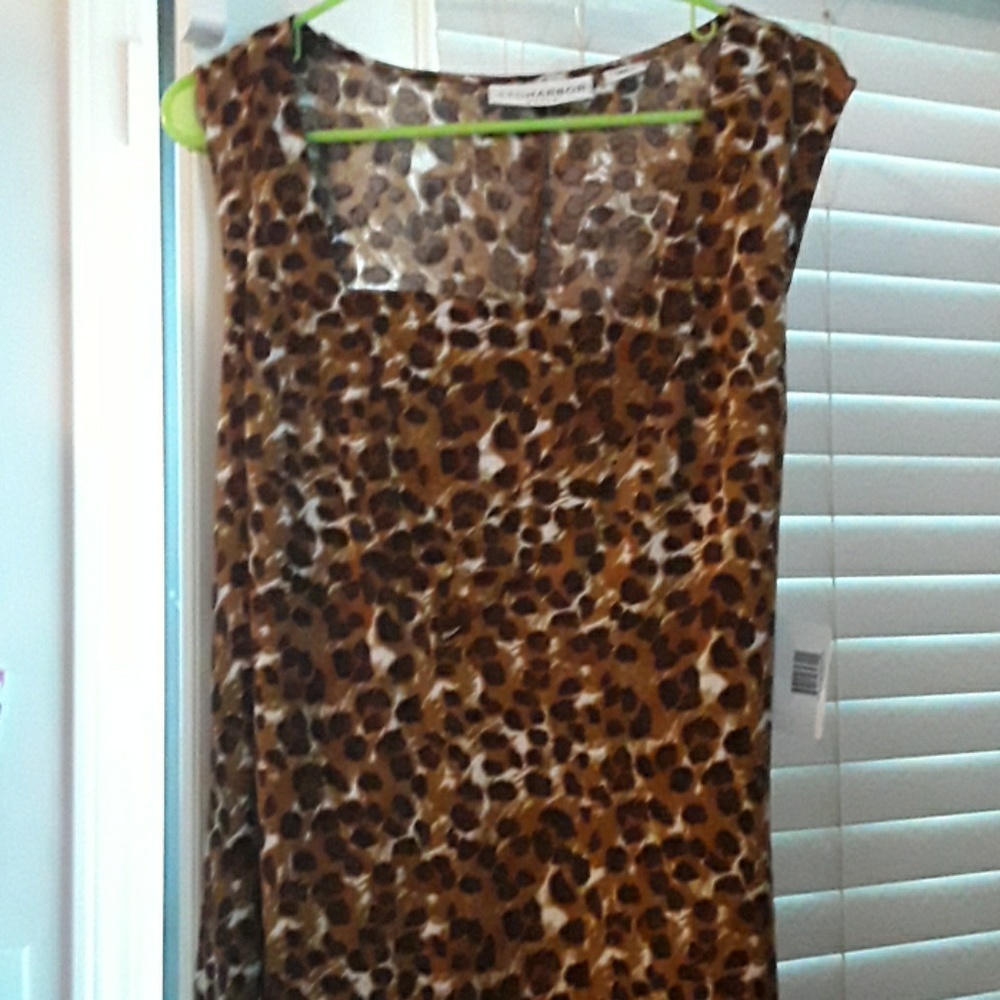 Leopard printed dress